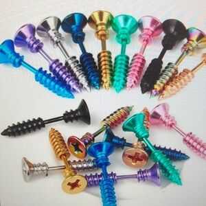 Colorful Decorative Screws Set